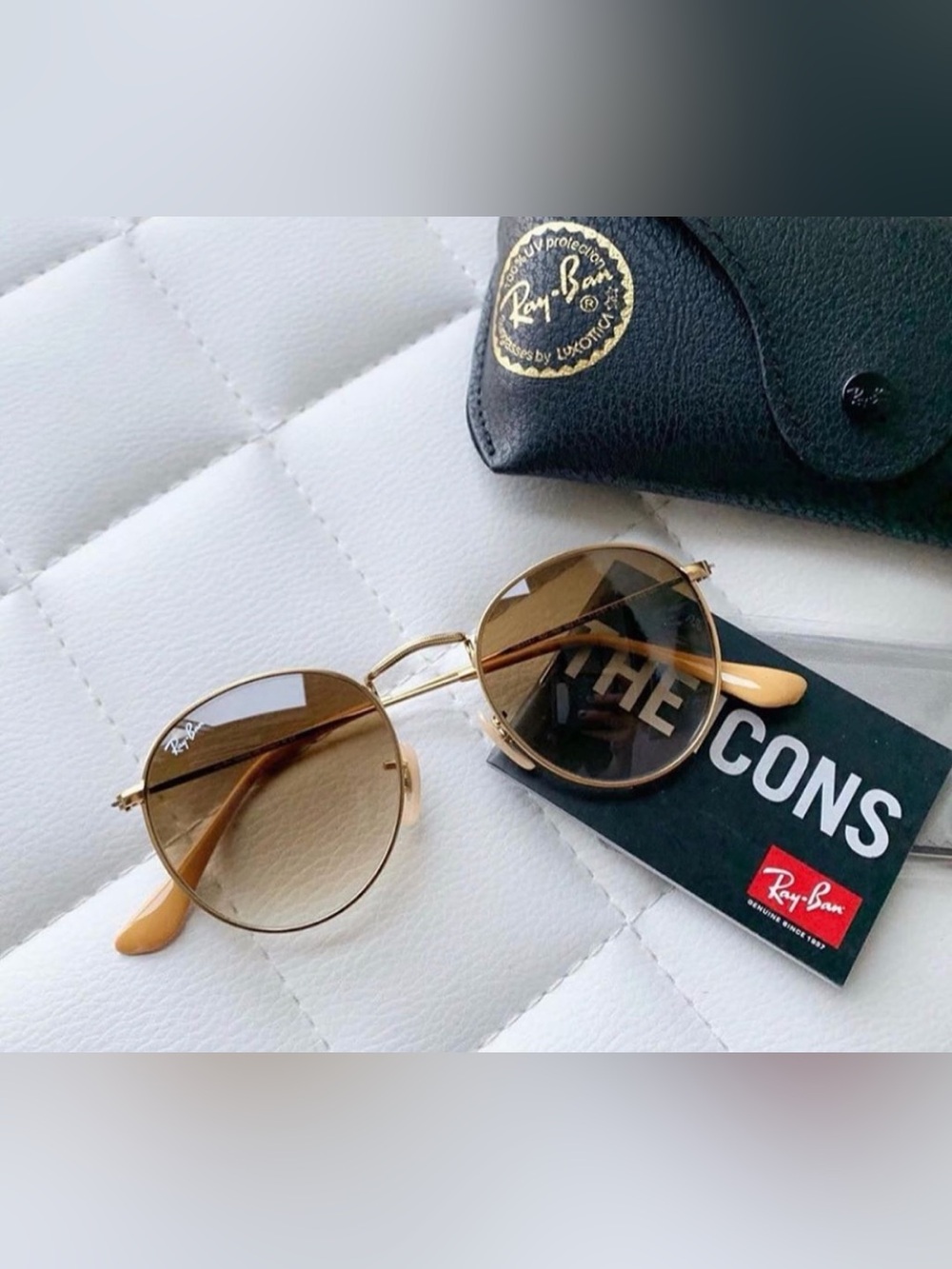 Ray-Ban round metal Sunglasses 50mm